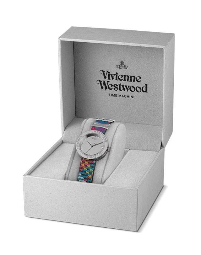 비비안웨스트우드 [해외직구] 26SS 비비안웨스트우드 레벨 30MM 시계 VV303SLMT SILVER 착용컷