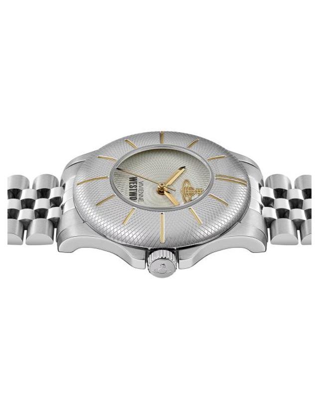 비비안웨스트우드 [해외직구] 26SS 비비안웨스트우드 월브록 37mm 메탈 시계 VV309CGSL SILVER 착용컷