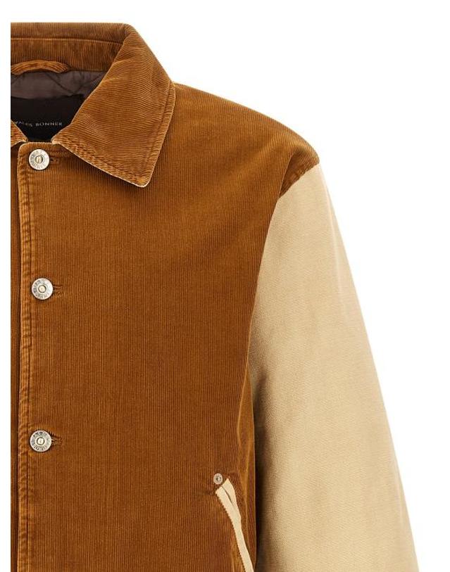 웨일스보너 [해외직구] 25FW 웨일즈보너 봄버 자켓 WA320292BM BROWN 착용컷