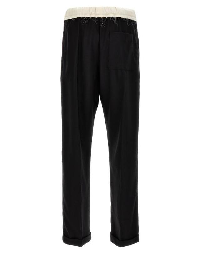웨일스보너 [해외직구] 23FW 웨일즈보너 스트레이트 팬츠 WA275961BM BLACK 착용컷
