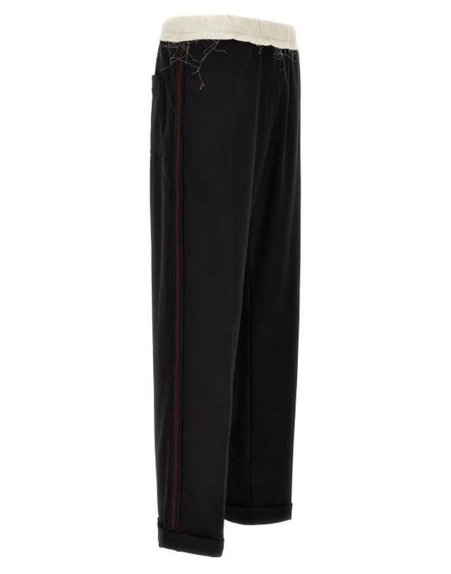 웨일스보너 [해외직구] 23FW 웨일즈보너 스트레이트 팬츠 WA275961BM BLACK 착용컷