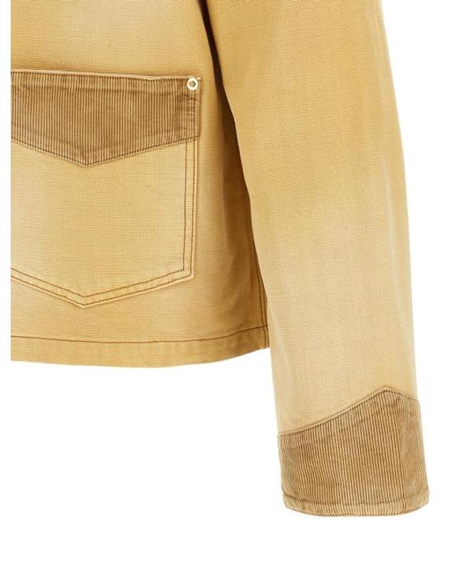 웨일스보너 [해외직구] 25FW 웨일즈보너 자켓 WA318347BM BEIGE 착용컷