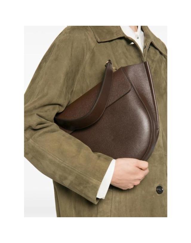 반들러 [해외직구] 26FW 반들러 토트백 HORTENSIA BAG MEDIUM SOCAV BROWN 착용컷