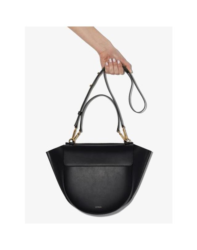 반들러 [해외직구] 26FW 반들러 숄더백 HORTENSIA BAG MEDIUM BLACK 착용컷