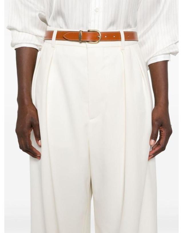 와드로브 [해외직구] 24FW 워드로브NYC 스트레이트 팬츠 W2075PCW095 OFF WHITE 착용컷