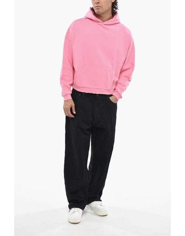 웰던 [해외직구] 웰던 후드 티셔츠 WDTH324828UPK Pink 착용컷