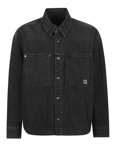 [해외직구] 25FW 우영미 데님 셔츠 W253SH23982B Black
