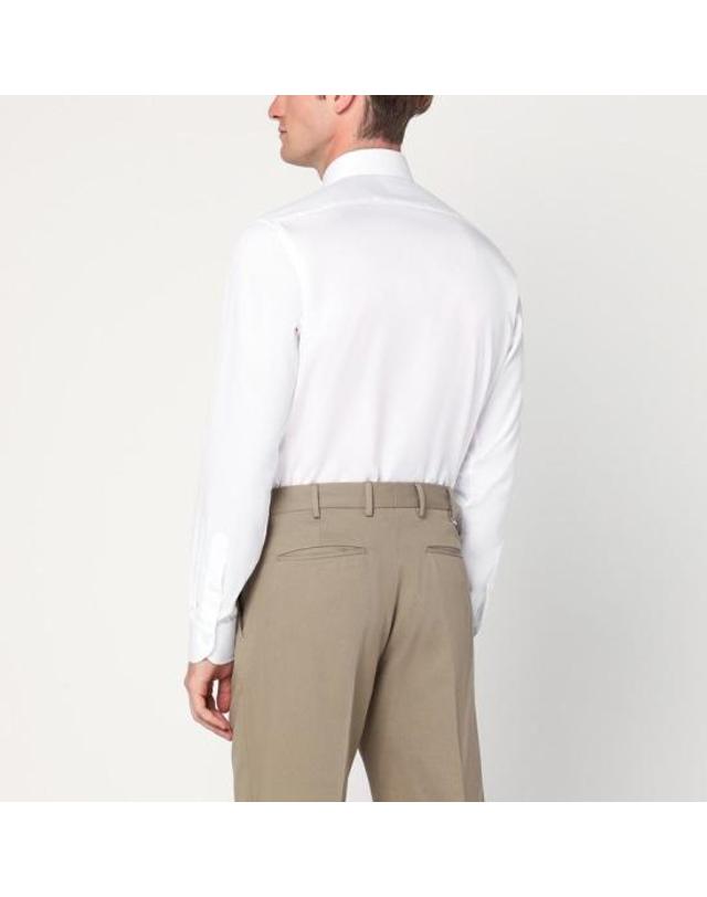 자쿠스 [해외직구] 26SS 싸쿠스 긴팔 셔츠 WF520ML11805 001 WHITE 착용컷