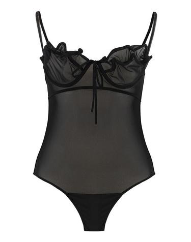 [해외직구] 23FW 와이프로젝트 바디수트 티셔츠 WBODY23S25 BLACK black