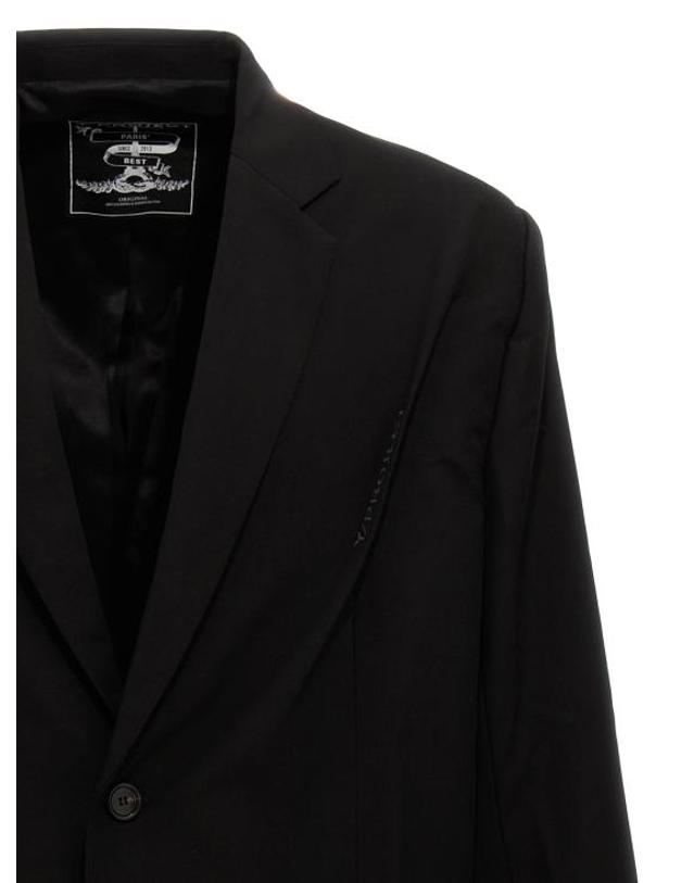 와이 프로젝트 [해외직구] 24SS 와이프로젝트 수트 자켓 YP289009BM BLACK 착용컷