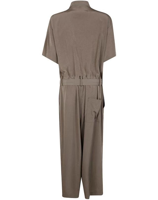 와이쓰리 [해외직구] 26SS 와이쓰리 점프수트 YQ D15 500 2 BEIGE 착용컷
