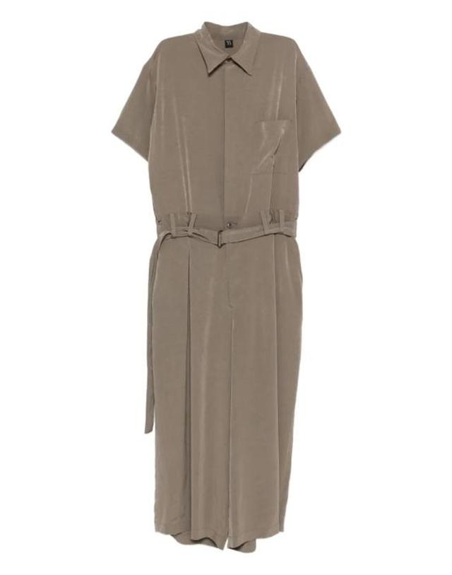 와이쓰리 [해외직구] 26SS 와이쓰리 점프수트 YQ D15 500 2 BEIGE 착용컷