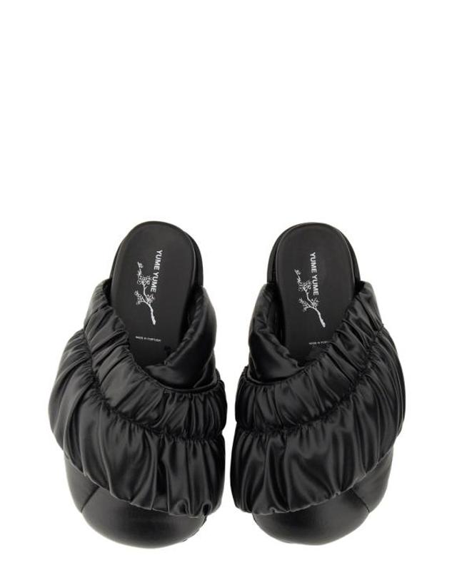 유메유메 [해외직구] 22FW 유메유메 뮬 슬리퍼 TM0001 BLACK 착용컷