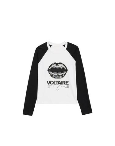 [해외직구] 26FW 자딕앤볼테르 탑 JWTS02926 WHITE WHITE BLACK