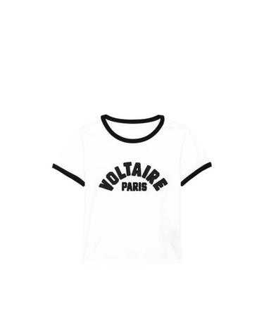 [해외직구] 26FW 자딕앤볼테르 반팔 티셔츠 JWTS02851 WHITE