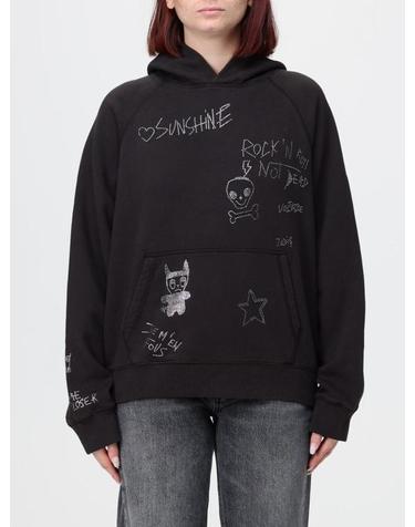 [해외직구] 26FW 자딕앤볼테르 후드 티셔츠 JWSS01744 021 Black