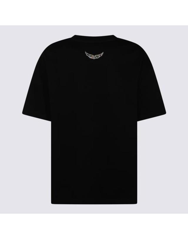 쟈딕앤볼테르 [해외직구] 26SS 자딕앤볼테르 반팔 티셔츠 JWTS02883 011 BLACK 착용컷