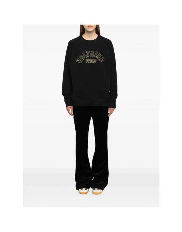 쟈딕앤볼테르 [해외직구] 26FW 자딕앤볼테르 긴팔 티셔츠 JWSS01745 BLACK 착용컷