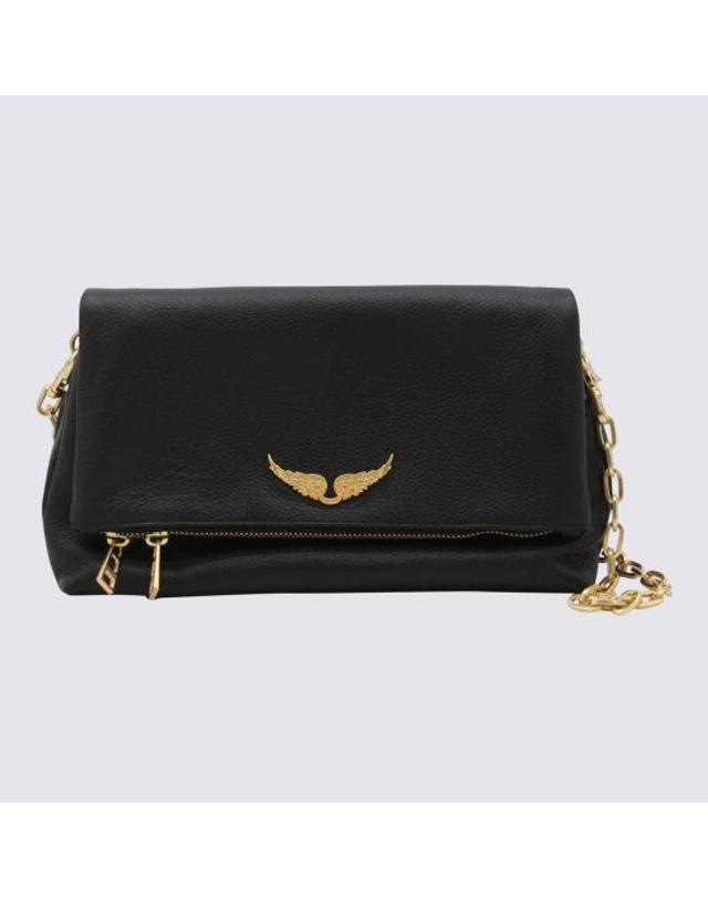 쟈딕앤볼테르 [해외직구] 26FW 자딕앤볼테르 크로스백 LWBA00001 008 Black gold 착용컷