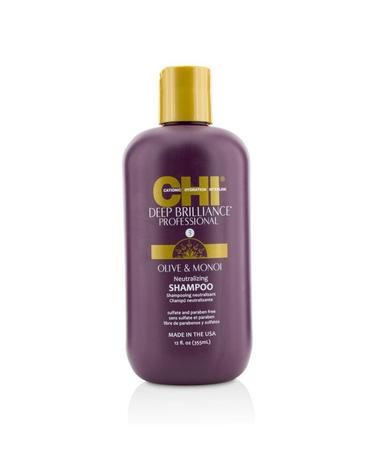 CHI 딥 브릴리언스 올리브 모노이 뉴트럴라이징 샴푸 355ml