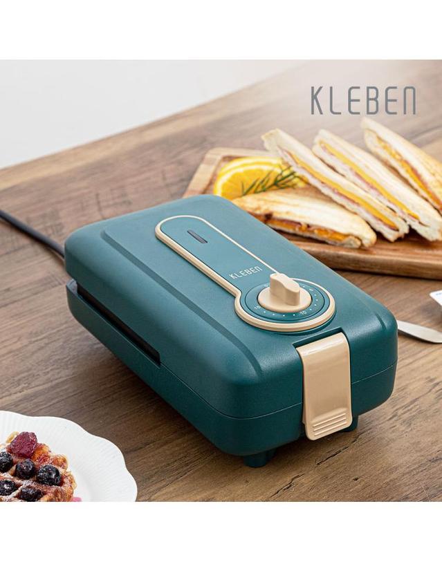 클리벤 클리벤 샌드위치 와플메이커 간식메이커 KSM-650 착용컷