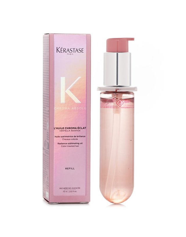 케라스타즈 케라스타즈 크로마 앱솔루 크로마 앱솔루 레이디언스 승화 헤어 오일 리필 75ml 착용컷