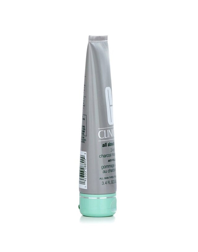 크리니크 크리니크 올 어바웃 클린 올 어바웃 클린 2 인 1 차콜 마스크 스크럽 100ml 착용컷
