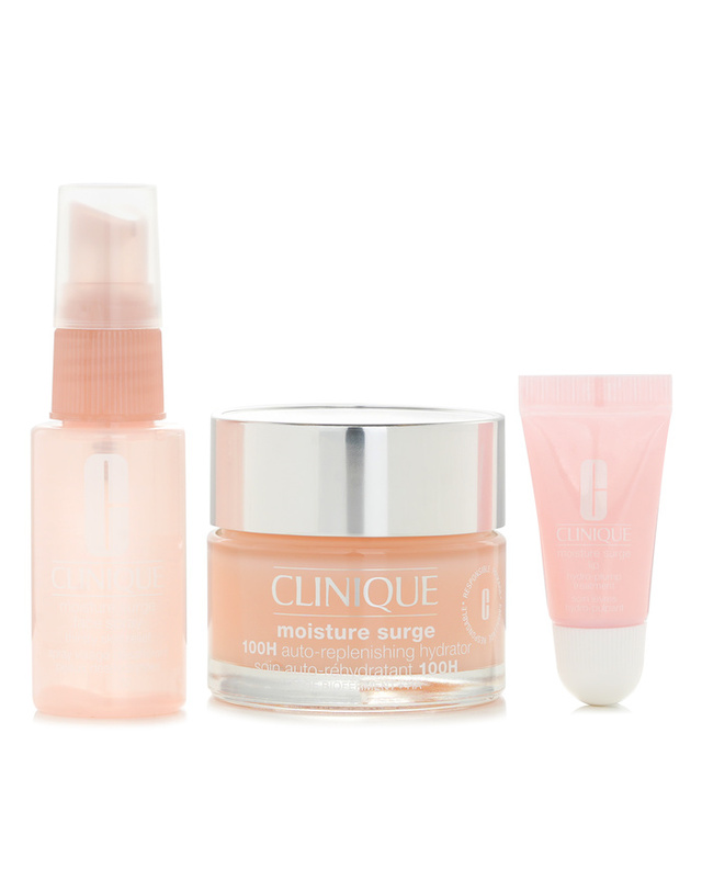 크리니크 크리니크 모이스처 서지 세트: 모이스처 서지 100H 50ml + 모이스처 서지 페이스 30ml + 모이스처 서지 립 트리트먼트 7ml+백 4pcs 착용컷
