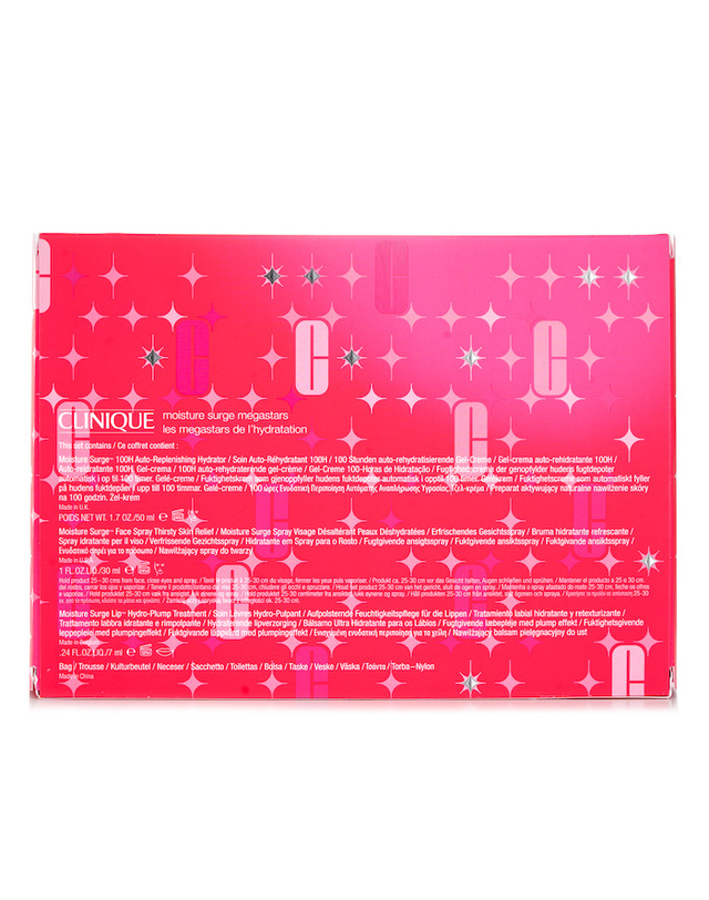 크리니크 크리니크 모이스처 서지 세트: 모이스처 서지 100H 50ml + 모이스처 서지 페이스 30ml + 모이스처 서지 립 트리트먼트 7ml+백 4pcs 착용컷