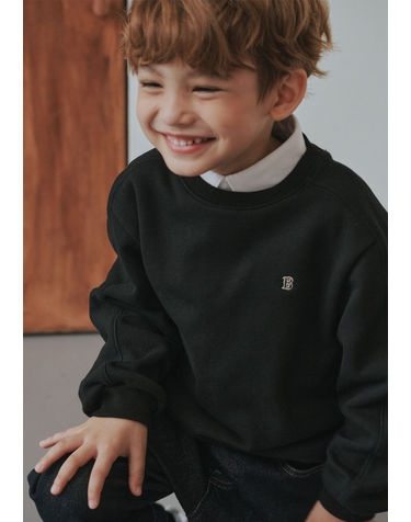 BZ53TS04BK 블랙 맨투맨 티셔츠