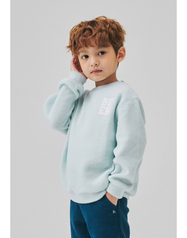 빈 BZ73TS01MT 민트 골지 티셔츠 착용컷