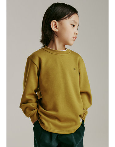 BA53TS02OL 올리브 그린 라운드 티셔츠