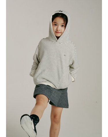 BA58SK02CG 차콜 그레이 랩 스커트 팬츠