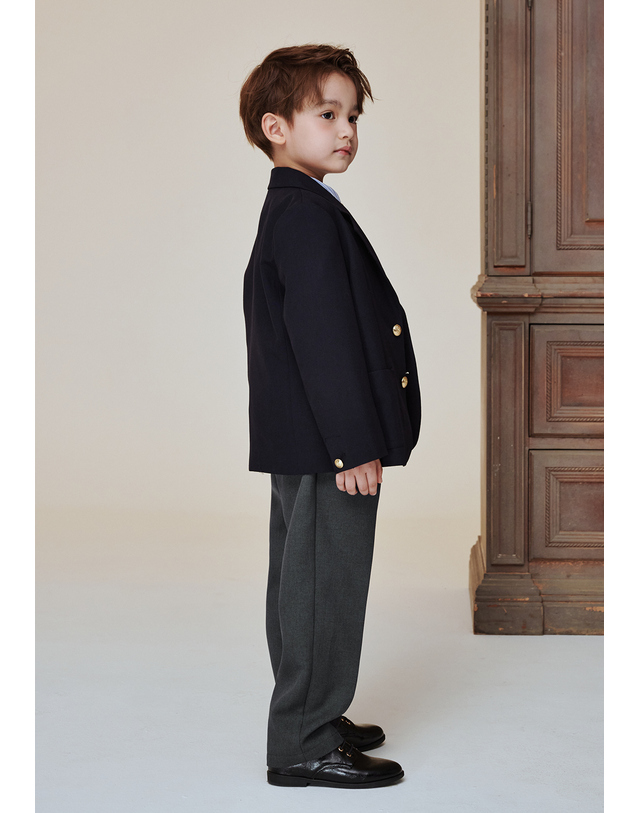 빈 BA11PT07CG 차콜 주름 팬츠 착용컷