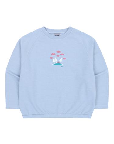 BZ17TS07SB 스카이 블루 라운드 긴팔 티셔츠