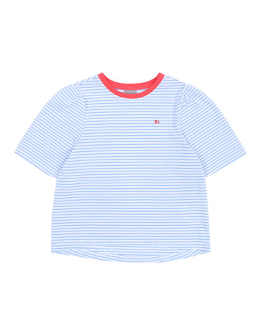 BZ18TS01SB 스카이 블루 스트라이프 티셔츠