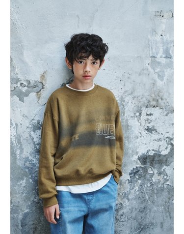 AYG3TS04MD 머스타드 기모 맨투맨