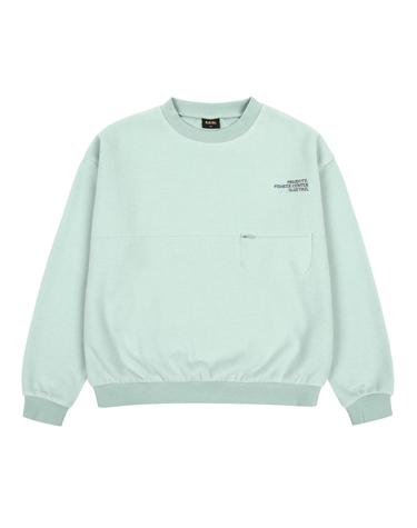 AYI3TS03MT 지퍼포켓 민트 맨투맨