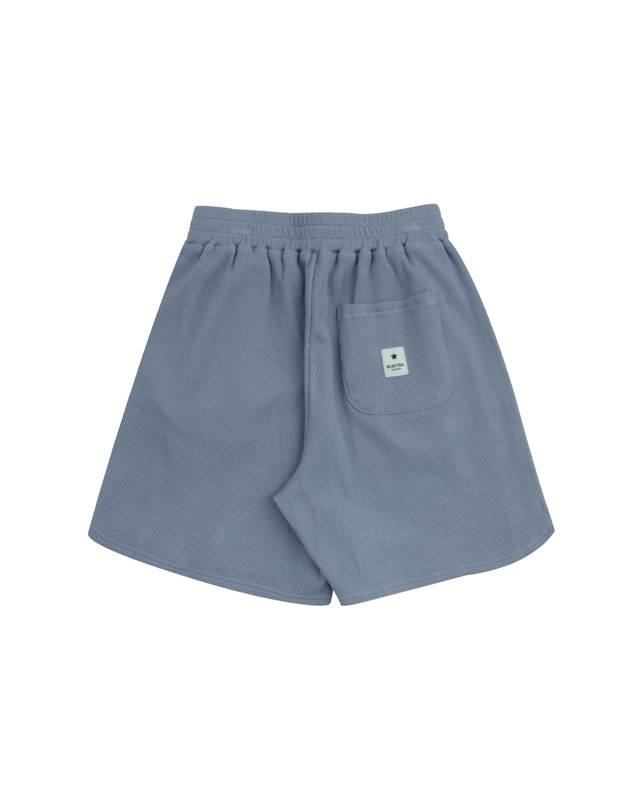 블루테일 AYC8PT02SB 스카이 블루 와플 쇼츠 착용컷