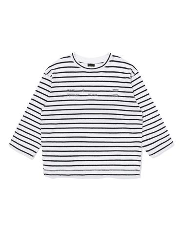 AZG1TS02BK 블랙 스트라이프 티셔츠