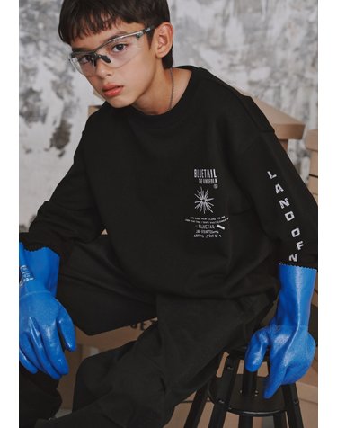 AZG7TS13BK 블랙 맨투맨