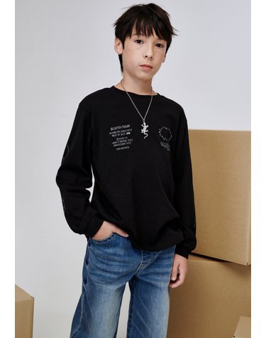 AAG7TS01BK 블랙 긴팔 티셔츠