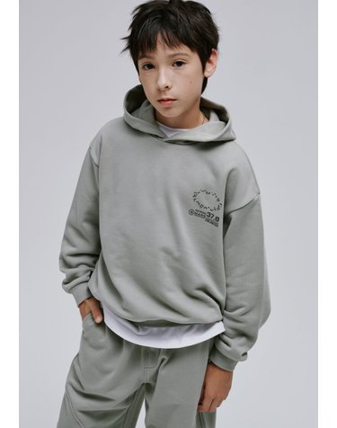 AAG7TS08KK 카키 후드 티셔츠