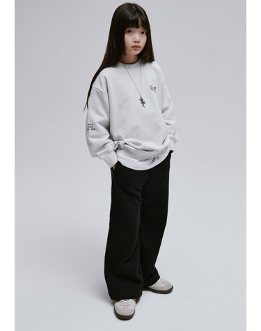 AAG8PT01BK 블랙 레이어드 웨이스트 팬츠