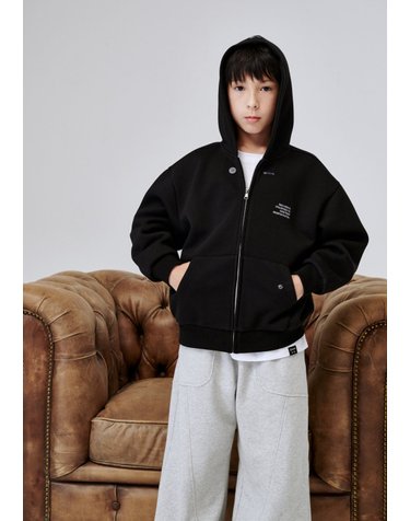 AAG3JP03BK 블랙 다이마루 후드집업