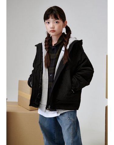 블루테일 AAG3JP01BK 블랙 유틸리티 화섬 점퍼