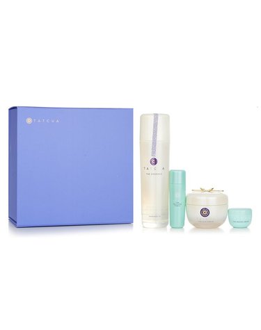 타차 에센스 번들 에센스 번들: 더 에센스 플럼핑 스킨 소프너 150ml + 더 실크 크림 50ml + 워터 크림 5ml + 텍스처 토닉 25ml 4pcs