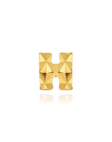 [한국금다이아몬드] 여자 순금 한쪽 미니 귀걸이 H 컷팅 24K 0.375g