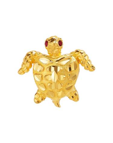 [한국금다이아몬드] 여자 순금 펜던트 행운의 왕 거북이 24K 3.75g 팬던트