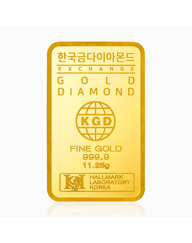 [한국금다이아몬드] 순금 골드바 24K 11.25g 999.9 금시세